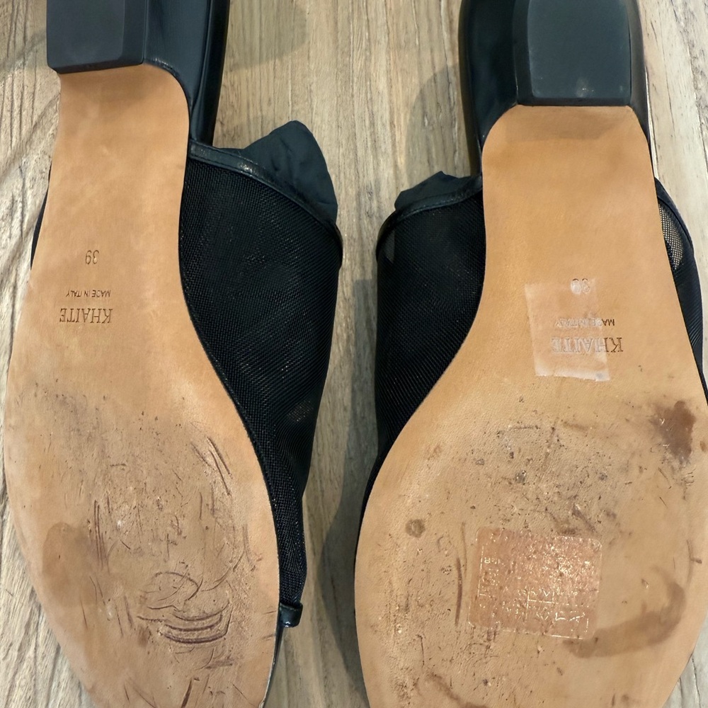 KHAITE Black Women's Mules - Picture 4 of 5